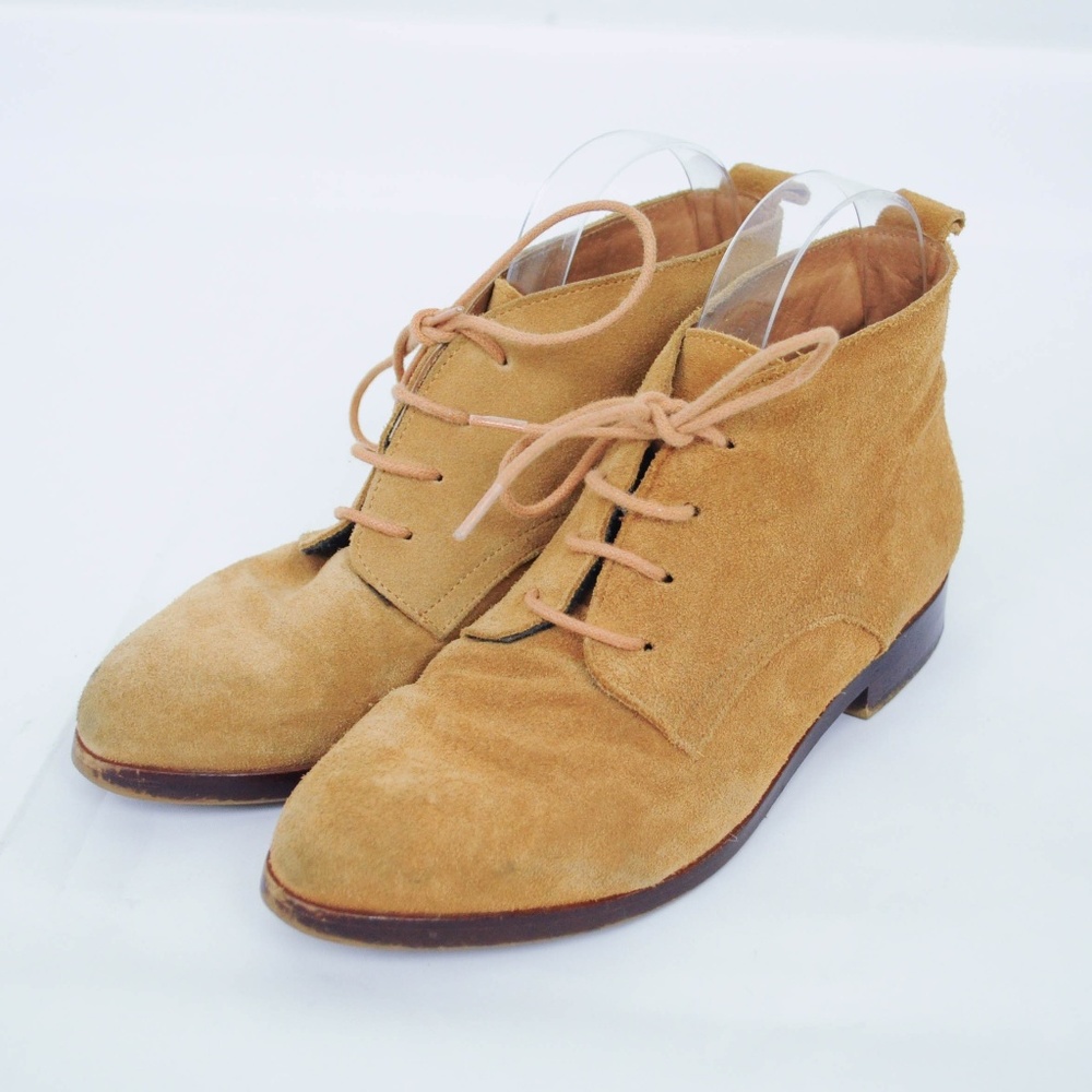 Office Girl Ankle Boots Booties Suede Lace Up